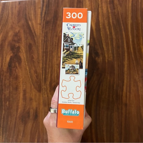 Charles Wysocki A Delightful Day On Sparkhawk Island 300 Piece Puzzle - Picture 3 of 3